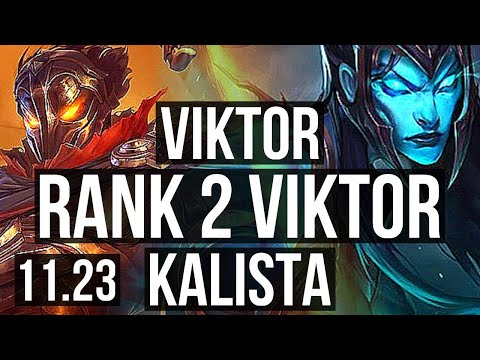 VIKTOR vs KALISTA (TOP) | Rank 2 Viktor, 7/2/4 | TR Grandmaster | 11.23