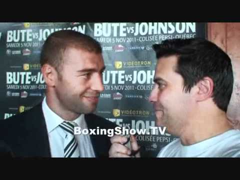 Lucian Bute Speaks about fighting Glen Johnson @ BoxingShow.TV