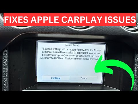 How to MASTER RESET Your SYNC 3 System | QUICK & EASY FIX For Apple CarPlay Issues