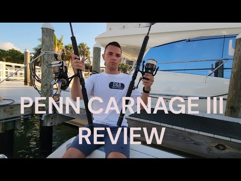 PENN CARNAGE 3 Worth Buying? ROD REVIEW- Boat Spinning Rod