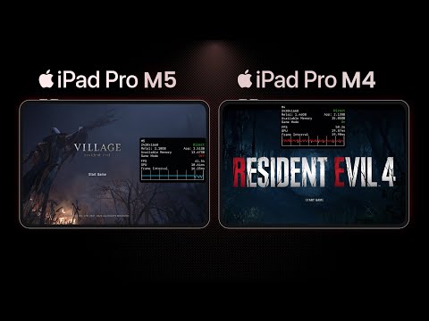 BIG UPGRADE! iPad Pro M4 vs iPad Pro M5 Gaming Test in Resident Evil Village & Resident Evil 4.