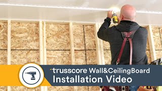 How To Install Trusscore PVC Wall and Ceiling Panels To Tran