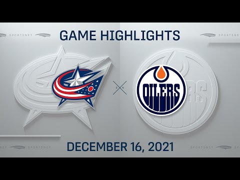 NHL Highlights | Blue Jackets vs. Oilers - Dec. 16, 2021
