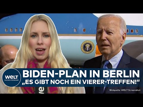 BIDEN IN BERLIN: Darum geht es beim Besuch des US-Präsidenten in Deutschland