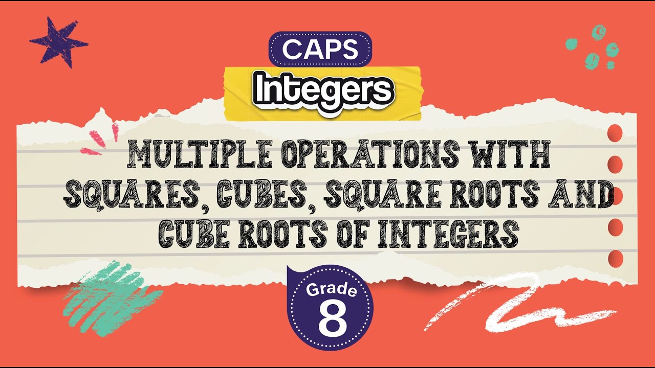 Multiple Operations with Squares, Cubes, Square Roots and Cube Roots of Integers
