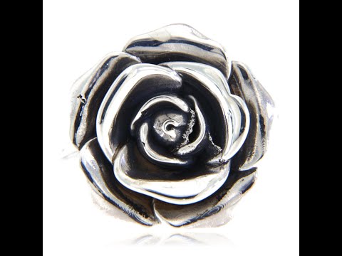 Inel Argint 925 Rose Trandafir Realist - Natural si Subtil
