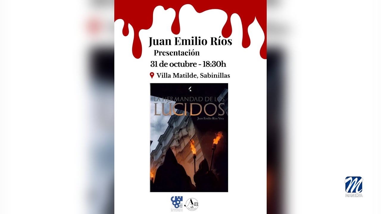 Juan Emilio Ríos presenta su primera novela este viernes