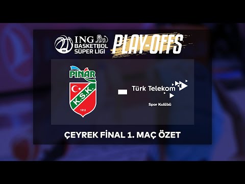 Pınar Karşıyaka-Türk Telekom Play-Off 1.maç özet görüntüler