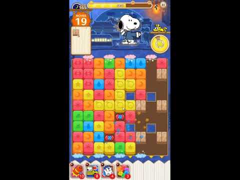 Snoopy Puzzle Journey Night Mode Level 165 - NO BOOSTERS 🐶🧩🧳 | SKILLGAMING ✔️