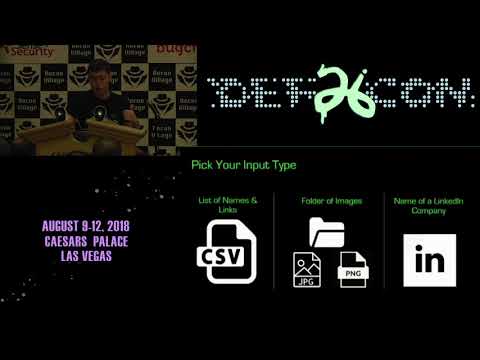 DEF CON 26 RECON VILLAGE - Jacob Wilkin - Mapping Social Media with Facial Recognition
