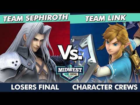 Midwest Arcadian IV Character Crews - Team Sephiroth Vs. Team Link SSBU Ultimate Tournament