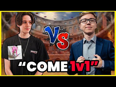 Thebausffs challenges KatEvolved to a 1v1 after SPICY Scrims 😂