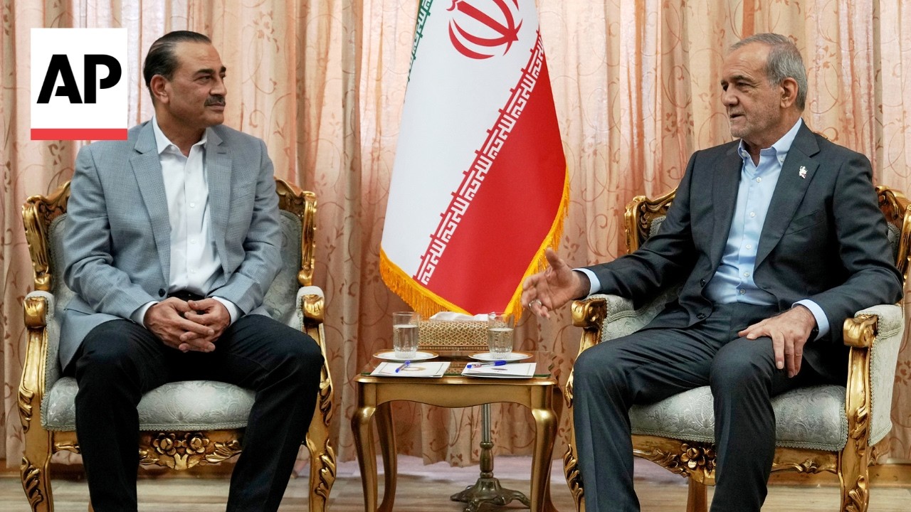 Video | Iran’s president meets with Pakistan’s army chief in Tehran