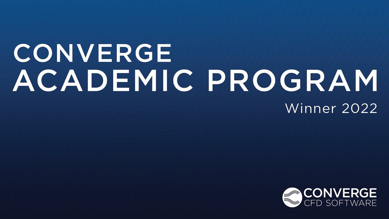 CONVERGE Academic Competition - Winner 2022