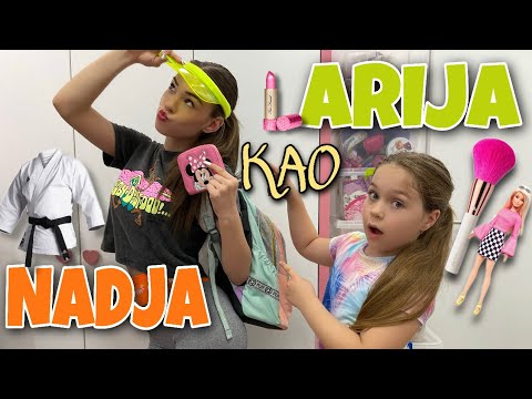 NADJA SE PRETVARA U ARIJU! *Igra se sa barbikama, trenira borilačke veštine😂