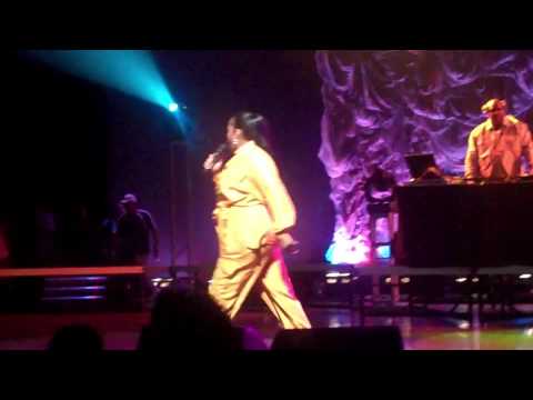 Nayobe singing "Please Don't Go" at the Freestyle Concert at Lehman Center: 3/20/10