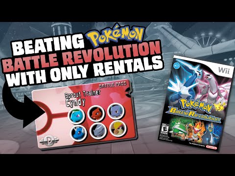 HOW EASILY CAN YOU BEAT POKEMON BATTLE REVOLUTION WITH ONLY RENTAL POKEMON?