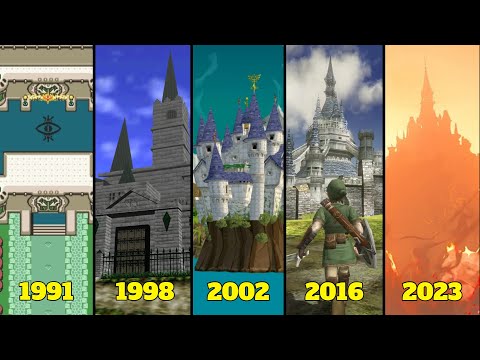 Evolution of Hyrule Castle in Zelda Games (1991~2023)