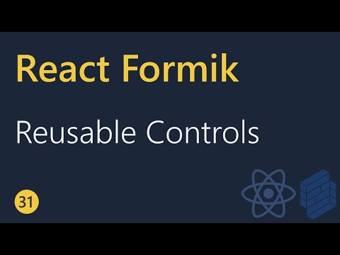 React Formik Tutorial 31 Building Reusable Formik Controls