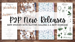 HUGE P2P NEW RELEASE! 🤩 TWO New Sticker Kits, Green Glitter Galore, & a NEW Thanksgiving Sidekick! 🦃