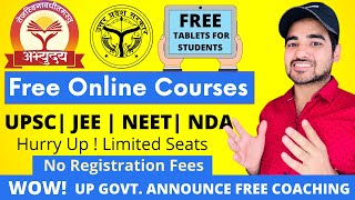 UP Mukhyamantri Abhyudaya Yojana 2021 | Free Coaching For Students | UPSC | IIT JEE | NEET | NDA CDS