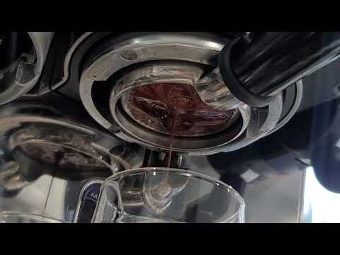 Espresso Shot 18.5g, 204F, 30 lbs spring, 35 seconds, 31g out