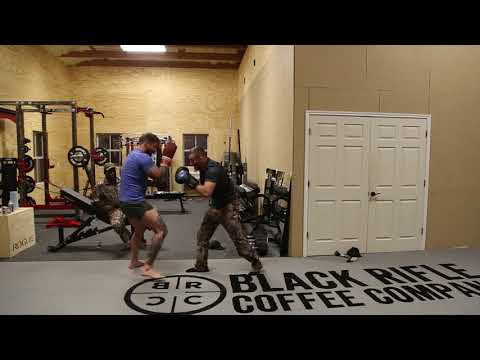 mat and justin sparring