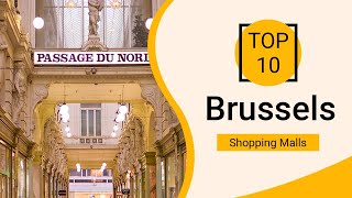Top 10 winkelcentra om te bezoeken in Brussel | België - Engels