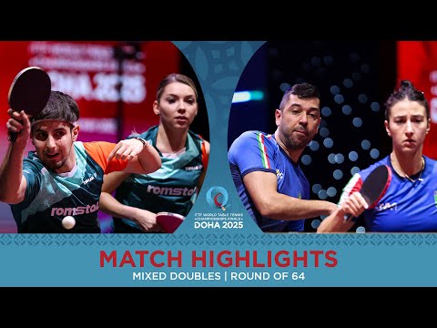 Ionescu/Szocs vs Stoyanov/Piccolin | Match Highlights | #ITTFWorlds2025
