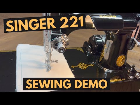 Sewing with a 1939 Singer Featherweight 221, another restoration is complete!
