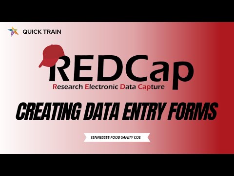 Creating Data Entry Forms in REDCap