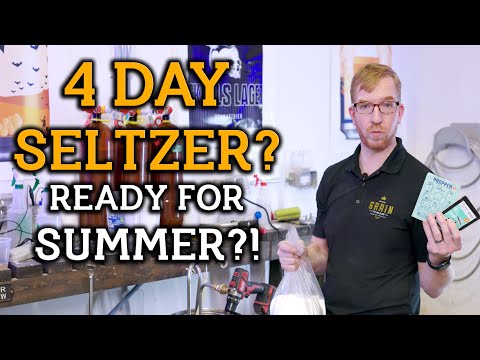 Speed Brewing - 4 Day Hard Seltzer Homebrew Recipe & Tasting