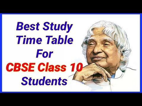 Best Time Table for Class 10 students by Rahul Sir
