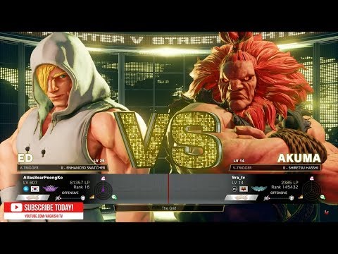 "Best Bout Replays"  SFV AE - AtlasBearPoongKo vs 9ra_tv  (1080pHD 60fps)