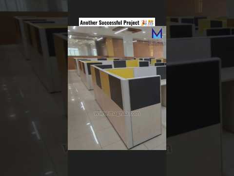 Plywood modular workstation furniture