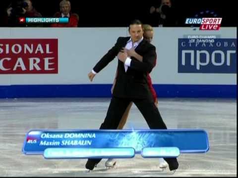 Oksana Domnina & Maxim Shabalin - 2010 Europeans - Compulsory Dance