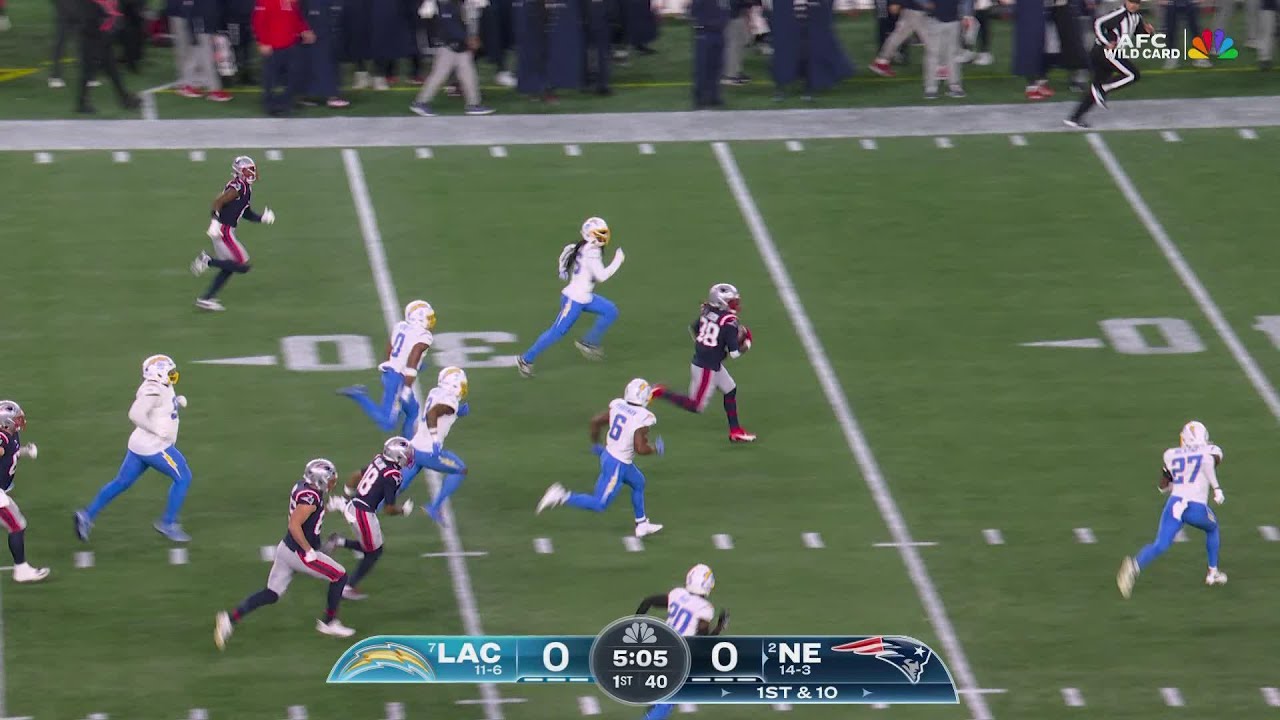 Stevenson runs wild on 48-yard pickup!