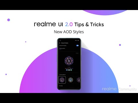 How to customize Always-On Display on Realme smartphones | Realme UI 2.0