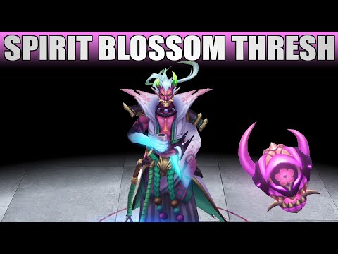 Spirit Blossom Thresh Rose Quartz Chroma - League Of Legends
