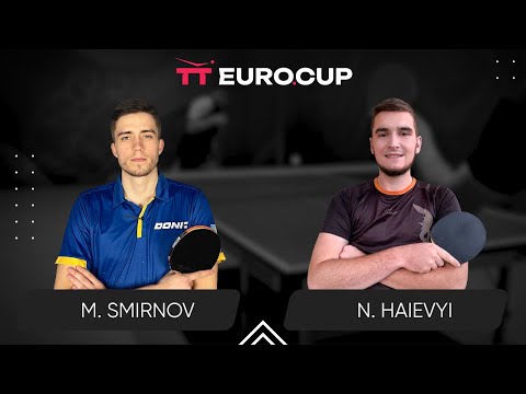 10:45 Mykyta Smirnov - Nazarii Haievyi 13.02.2024 TT Euro.Cup Ukraine Master. TABLE 3