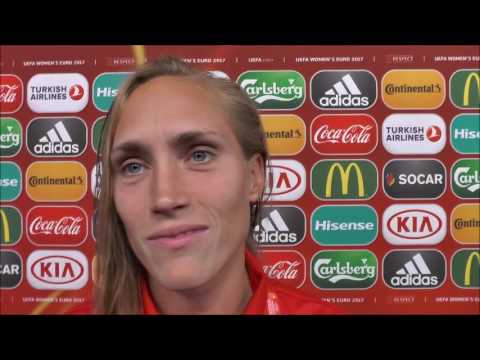 Janice Cayman after Norway - Belgium on 20.07.2017