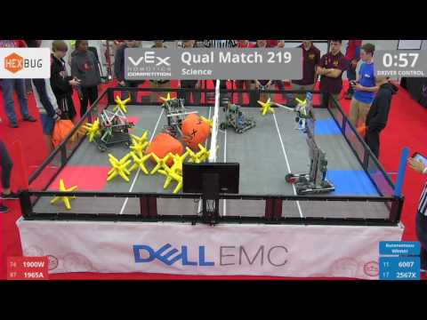 2017 VRC Sci Q219 - 1900W 1965A vs 6007 2567X - 8 to 53