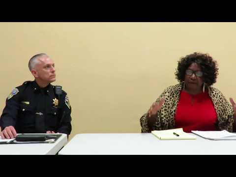 SFPD Commander Lazar, Town Hall in the Bayview, July 27, 2017