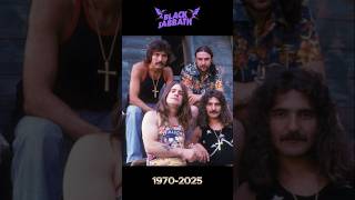 Black Sabbath &quot;Paranoid&quot; (1970-2025) then &amp; now #Black Sabbath #Shorts #Music