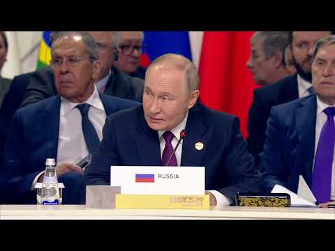 Putins Rede auf der Plenarsitzung des XVI BRICS-Gipfels – russland.TV in deutsch Putins Rede auf der Plenarsitzung des XVI BRICS-Gipfels – russland.TV in deutsch