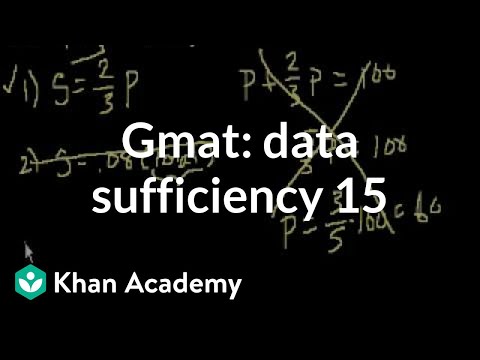 GMAT: Data Sufficiency 15