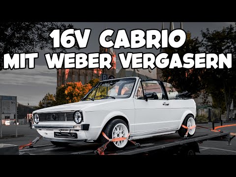 Sebastian und der 16V G60! Das 16V Cabrio bekommt 45er Weber Vergaser! CCProduktionz