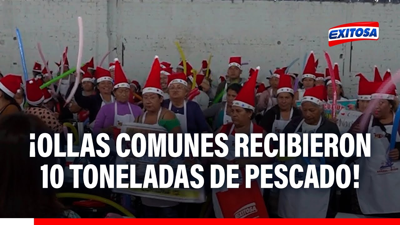 🔴🔵 ¡Por Navidad! Más de 300 ollas comunes recibieron 10 TONELADAS de pescado gracias a Exitosa y SNP