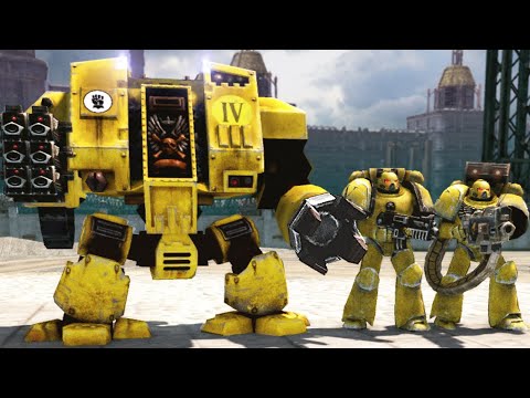 DREADNOUGHT MISSION 2022: Imperial Fists vs Tau! - Ultimate Mod WH40K, Men of War: Assault Squad 2
