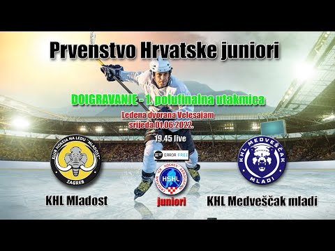 PH SF1 2021/22 juniori KHL Mladost - KHL Medveščak mladi